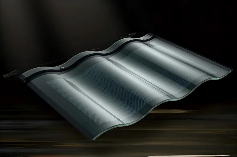 Solar roof tile